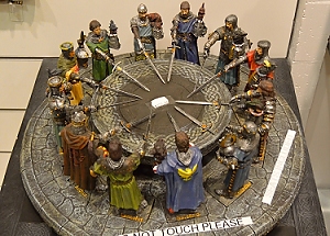 October 29, 2013<br>Every souvenir hunter dreams of finding the knights of the round table for sale!  Gift shop in Rome.